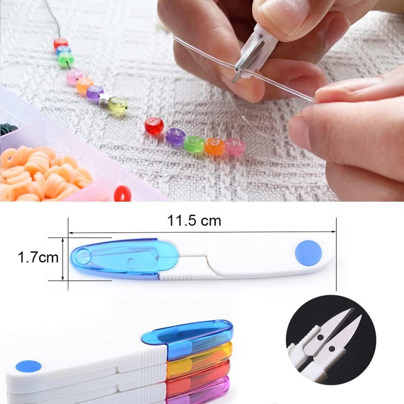 QBJAYTY 0.8mm Bracelet String Elastic, Clear Elastic String for Bracelets, Clay Bead String, 100m Stretchy Bracelet String for Bracelet Making, Stretch Beading String Cord Thread for Beads(Crystal) - Image 5